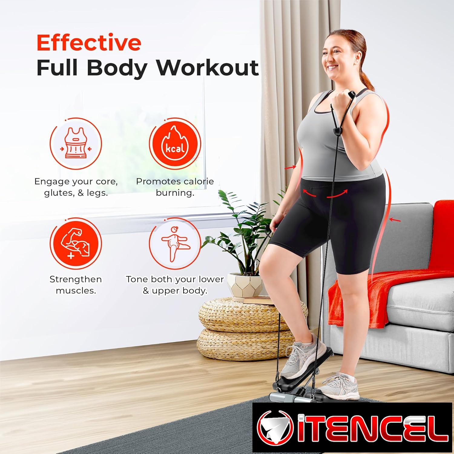 Sunny Health & Fitness Mini Stepper – Máquina de Ejercicio Compacta