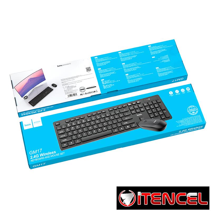 Hoco – Set Inalámbrico de Teclado y Mouse GM17 – 2.4G