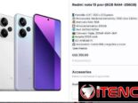 Telefono Xiaomi Redmi note 13 pro+(8GB RAM -256 GB)