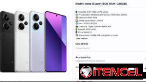 Telefono Xiaomi Redmi note 13 pro+(8GB RAM -256 GB)
