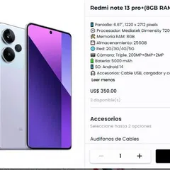 Telefono Xiaomi Redmi Note 14 (6GB RAM -128 GB)
