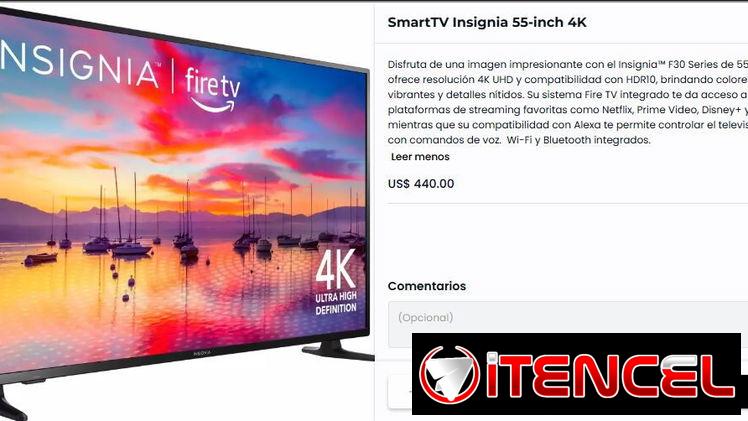 Televisor Insignia 55 4K SMART TV pulgadas nuevas selladas en caja.