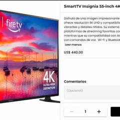 Televisor insignia 55 pulgadas nuevo en caja