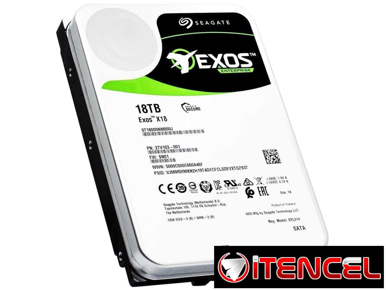 Seagate Exos X18 18TB Interno SATA