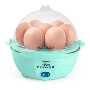 MyMini Olla Premium de 7 Huevos, Verde Azulado