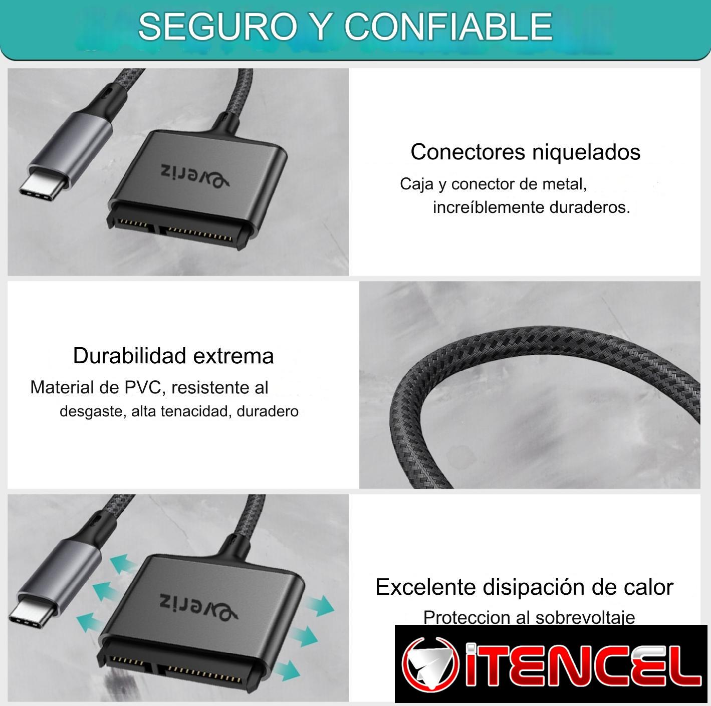 Adaptador SATA 2.5 a USB-C 3.1 — EVERIZ