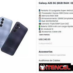 Samsung A25 5g dual sim 6/128 gb Sellados +garantia