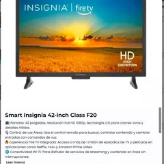 Televisor Insignia 42 pulgadas nuevo en caja