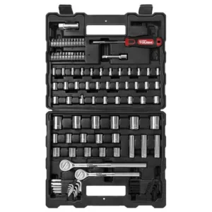 Hyper Tough Conjunto de Enchufes de 107 Piezas (1/4, 3/8 y 1/2 pulgadas)