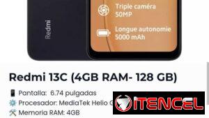 Xiaomi redmi 13 c nuevo