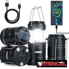 Linterna LED Recargable para Camping