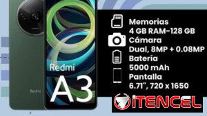 Teléfono Redmi A3X (3GB RAM -64GB)