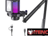 Micrófono MAONO DGM20S – USB Gaming con Cancelación de Ruido, RGB, Brazo Ajustable