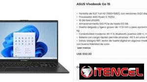 Laptop Nueva Sellada en caja ASUS Vivobook Go 15