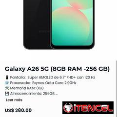 NUVEVO celular Samsung galaxy A26 5G 8/256