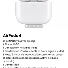 AirPods 4ª Generación ORIGINALES