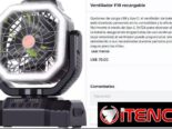 Ventilador F10 RECARGABE , nuevo selado en caja . NO PASES CALOR EN EL APAGON