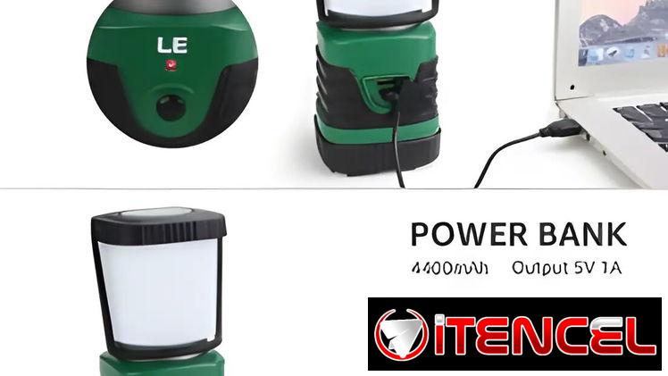 Linterna LED Recargable para Camping