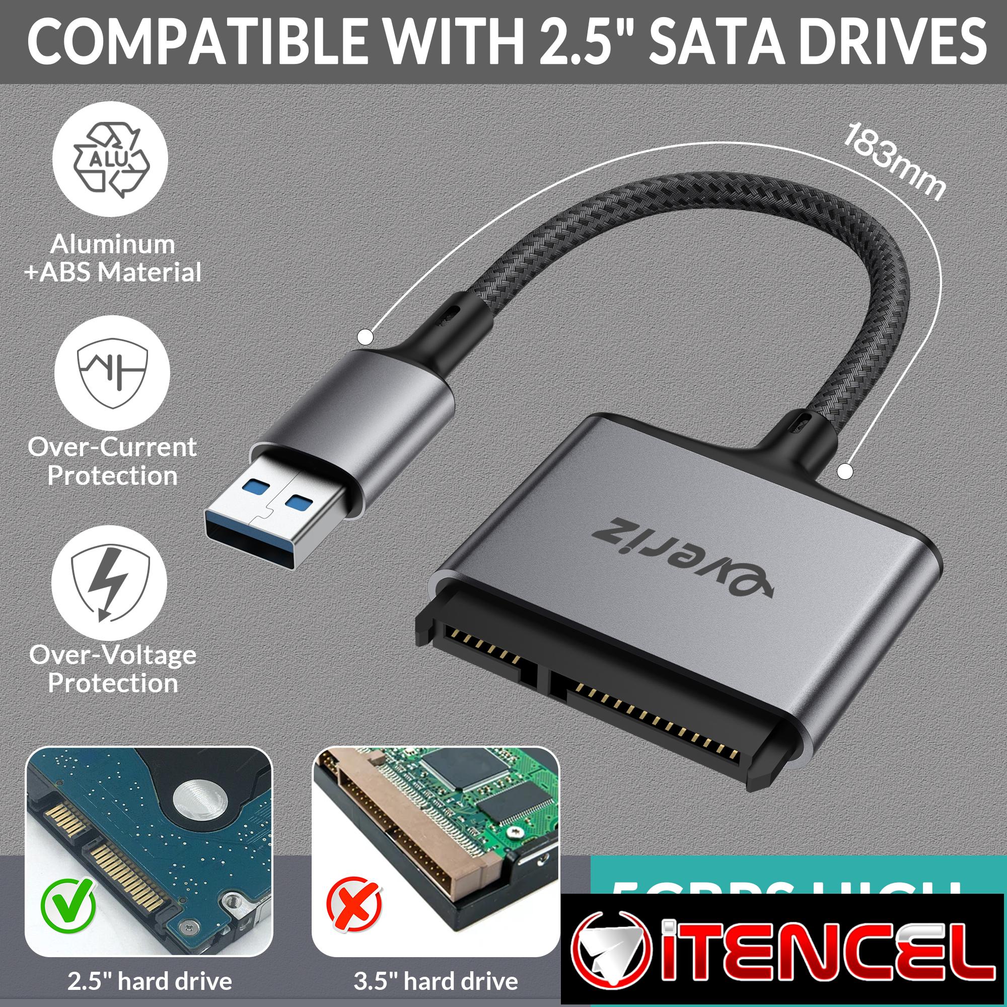 Adaptador SATA a USB 3.0 — EVERIZ