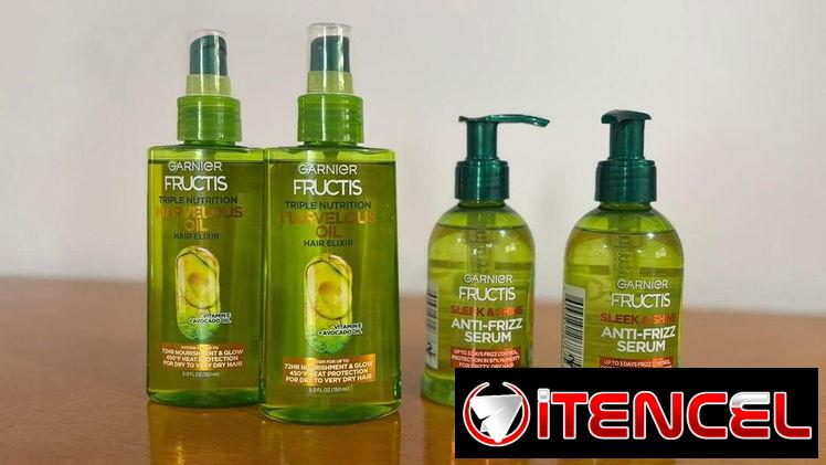 Sérum para el cabello y biotin para el crecimiento.