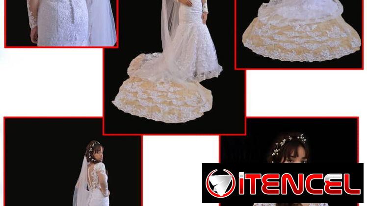 Vestido de 15 y novia para negocios accesorios
