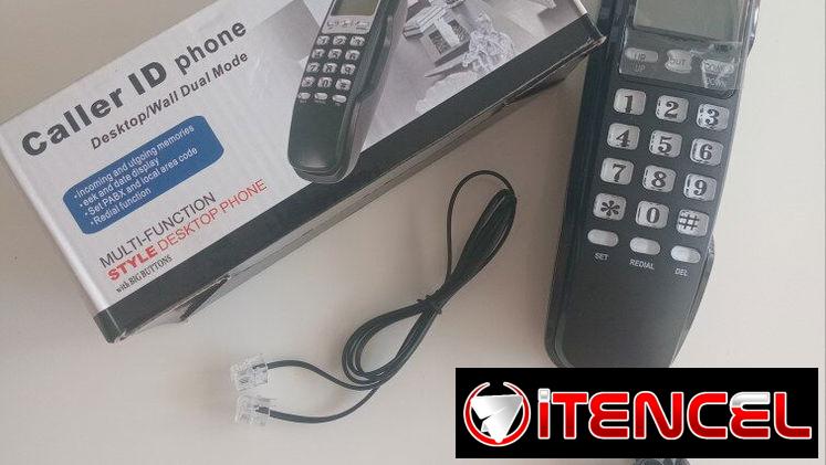 Telefonos fijos, con call ID $22 usd, sin call ID $18 usd