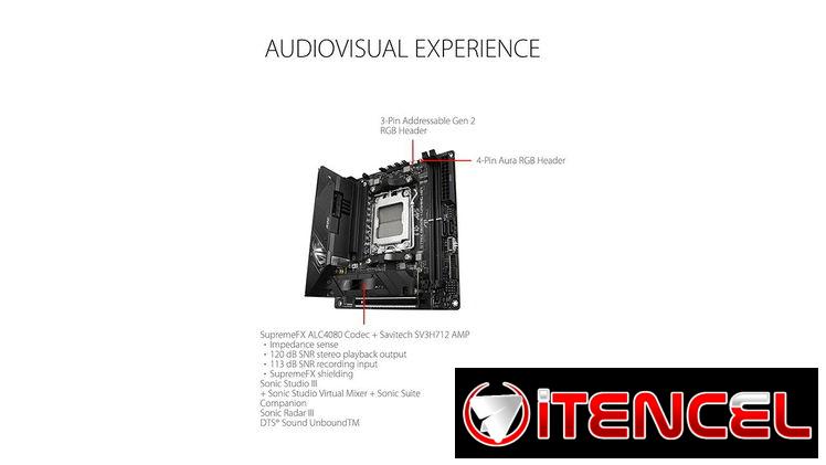 Motherboard Mini-ITX, ASUS ROG Strix B650E-I Gaming WiFi, Socket AM5, DDR5-8000