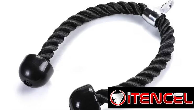 🔥 Agarre de Cuerda Premium para Tríceps y Bíceps 58234161 y 56902981 FITNESSARMY
