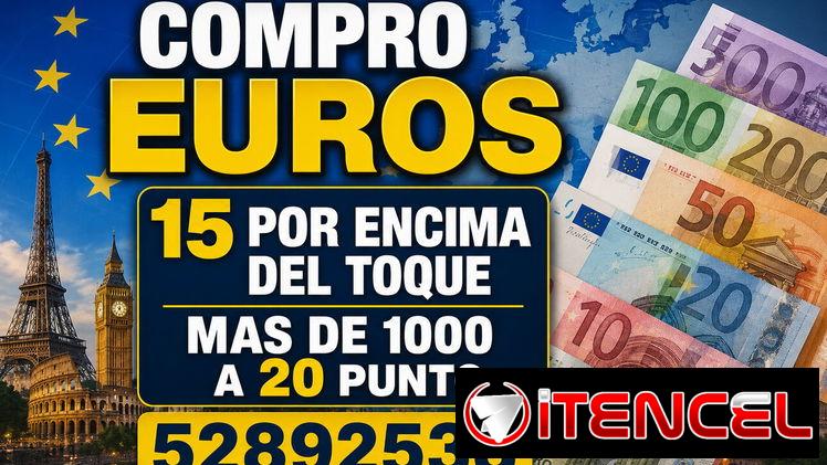 Compro euro 20 punto por encima del toque