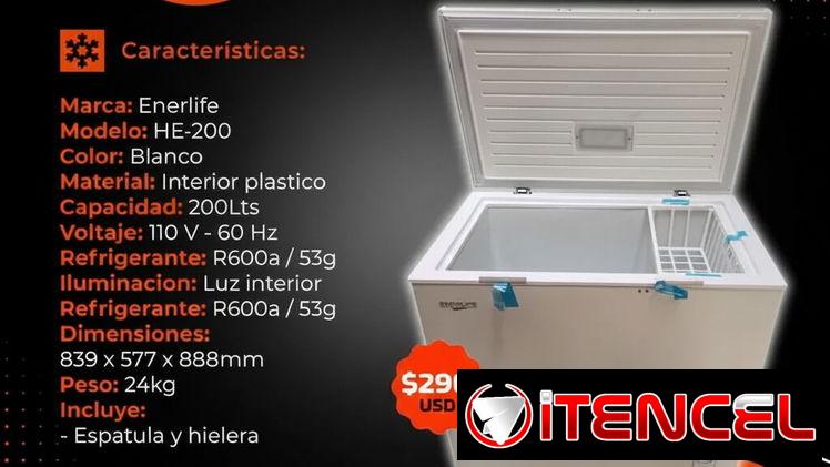 🧊 7 PIES 🧊 NEVERA ENERLIFE 7 PIES. ENTREGA GRATIS CON FACTURA Y GARANTÍA DE 3 MESES. TLF 54833699