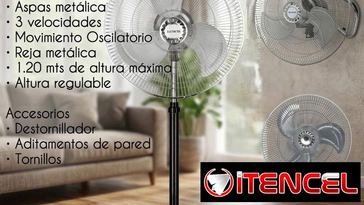 Ventiladores ciclones 3 en 1