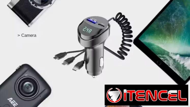 Cargadores USB 12V q van en la cigarrera de su carro o se adaptan en moto ideales para estos tiempos de apagones varios