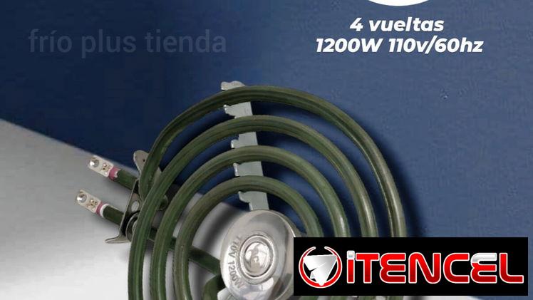 Resistencia  4 Vueltas 304ss  1200w 110v/60hz