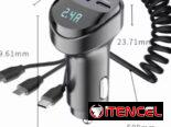 Cargadores USB 12V q van en la cigarrera de su carro o se adaptan en moto ideales para estos tiempos de apagones varios