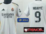 CAMISETA DE FUTBOL DEL REAL MADRD DE MBAPPE VINI BELLIMGHAM VALVERDE CARVAJAL RODRYGO ARDA GULER