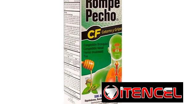 Rompe pecho / resfriado y gripe / jarabe para la tos -6 oz