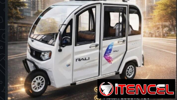 TRICICLO RALI PASEO  ⚙️CARACTERÍSTICAS  • 1200w – 60v- 100ah • Autonomía de 90km • ⁠pizza es digital  • ⁠batería de GEL