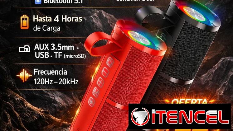 🎵🎶 MODO MUSICA 🎶🎵 BOCINA 1HORA BOC060. TENEMOS MENSAJERÍA CON FACTURA Y GARANTÍA. 📲 54833699