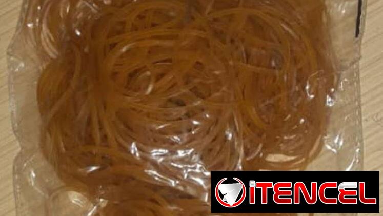 Paquete de ligas 100g. A 300 cup/paq