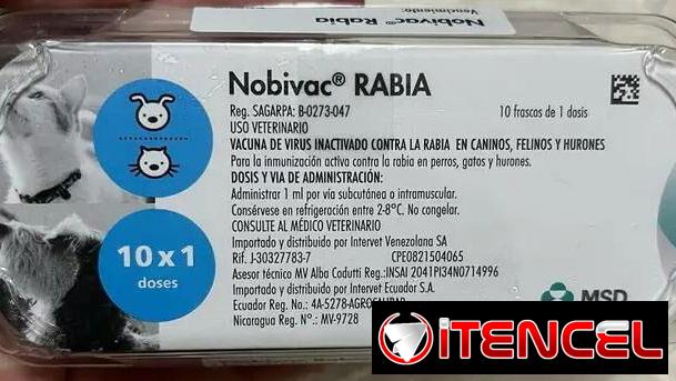 Vacunas Novibac Rabia ( Antirrábicas para sus perros y gatos ) 📌8 USD por unidad  📌7.50 a partir de 5 unidades  📌Cade