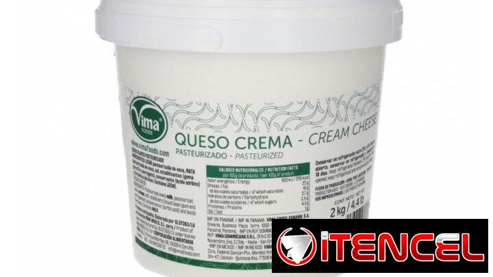 Queso Crema Cubeta 2kg
