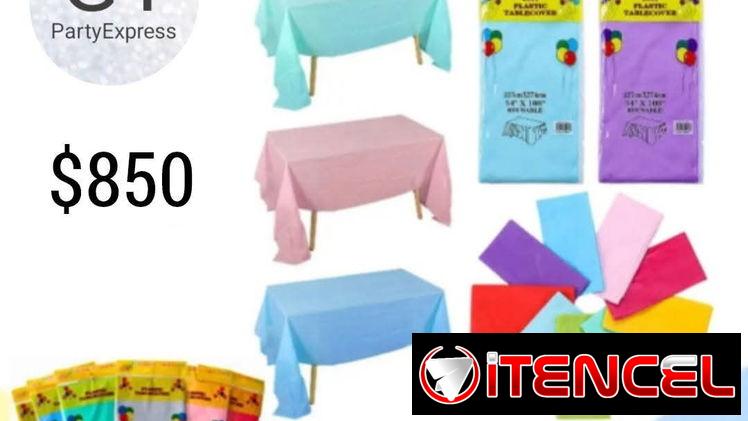Mantel y cortinas decorativas para celebraciones