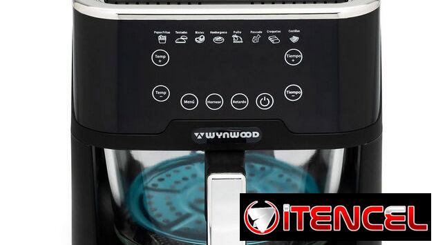 Freidora Eléctrica Inteligente Wynwood Vega Panel Táctil – 1200W, Color Negra Precio 85 USD Transporte Incluido