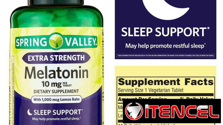 Pastillas de Melatonina apoyo para el sueño de 10mg pomos de 120 y 240 tabletas