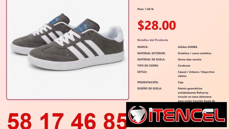 TENIS ADIDAS SAMBA GRIS