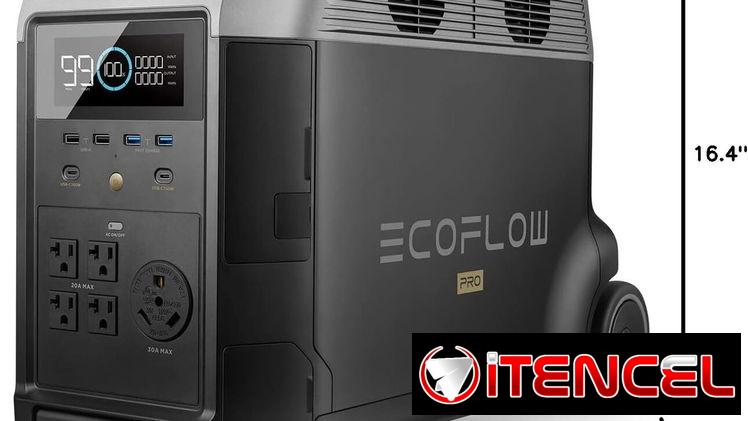 EcoFlow Delta Pro 110V 3600Wh Pico 7200W, Batería LiFePO y Carga Rápida Estación de Energía Portátil