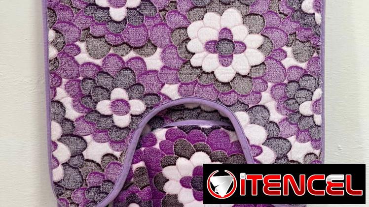 Set de 3 alfombras para baño en 4500 cup