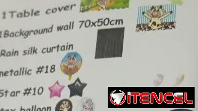Set decorativo 100 pcs Vaca Lola M30  (TPEx)