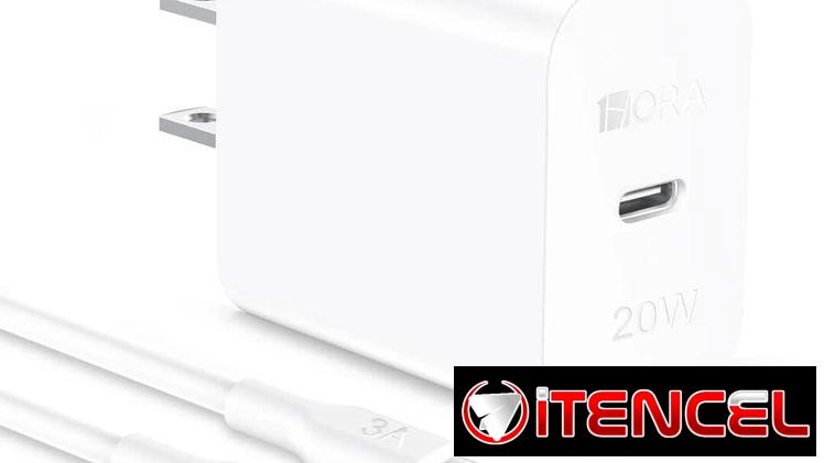 Cargador Tipo-C 20W con cable  PRECIO 10 USD