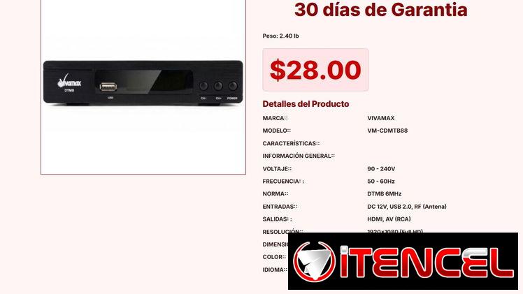 Cajita VIVAMAX VM-CDMTB88 con Soporte para Video MP4 y MOV por $22 VPT#-0062